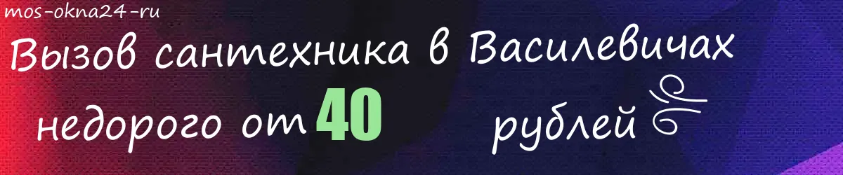 Сантехник в Василевичах